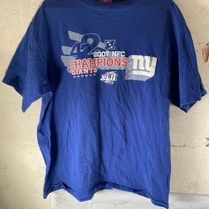 New York Giants T-SHIRT 2007 NFC Champions - S L
